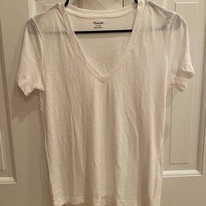 White V Neck T-Shirt - Madewell
